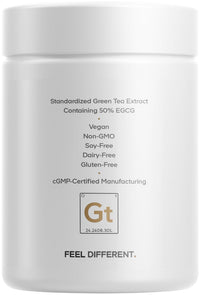 Thumbnail for Codeage Liposomal Green Tea+ EGCG 50% Green Tea Extract, Organic Matcha Green Powder, Peppermint Leaf, Lemon Peel, Liposomal Delivery - Vegan Pils Supplement - Non-GMO - 60 Capsules