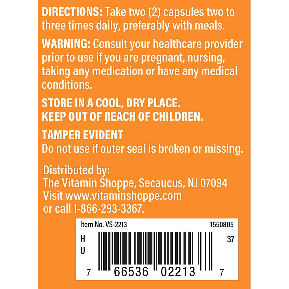 The Vitamin Shoppe Cordyceps Mushroom Supplement 1,040MG, Supports Stamina (100 Capsules)