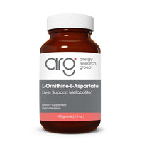 Thumbnail for Allergy Research Group L-Ornithine-L-Aspartate Powder - Liver Detox Support Metabolite, Amino Acid Complex, Pure, 3000mg Supplement - 3.5 Oz