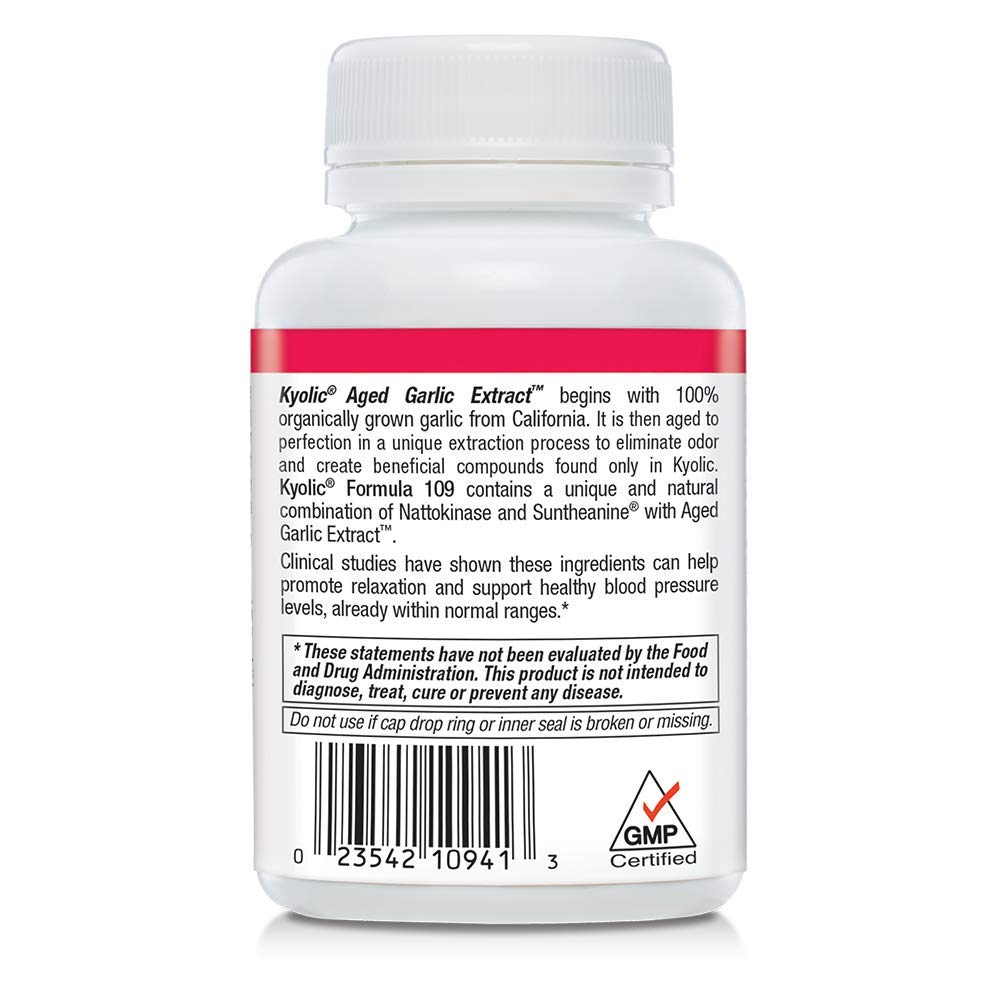 Kyolic Aged Garlic Extract Formula 109, 160 caps by Kyolic (Pack of 2)