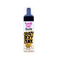 Thumbnail for The Doux Curl Cream & Setting Mousse for Curly Hair CRAZYSEXYCURL Honey Foam for Heatless Curls Overnight, Frizz Control, Shine & Moisture – Curly Hair Styling Product with Aloe & Silk Amino Acids