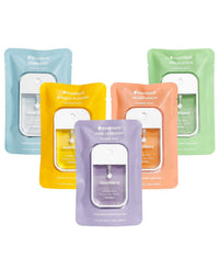 Thumbnail for Touchland Hydrating Hand Sanitizer Spray, BLOSSOM 5 Set (Lavender, Vanilla, Rainwater, Peach, Applelicious), 1 FL. OZ. Travel Size Power Mist Sprays (Set of 5)