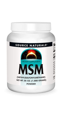Thumbnail for Source Naturals MSM (Methylsulfonylmethane) Net WT. 35 Ounce (1,000 Grams) - Powder