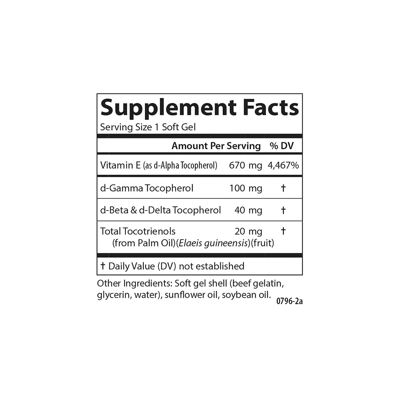 Carlson - E-Gems Elite, 1000 IU (670 mg) Vitamin E with Tocopherols and Tocotrienols, Optimal Wellness, 60 Softgels