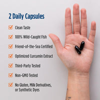 Thumbnail for Nordic Naturals Memory Support with Curcumin - 60 Soft Gels - 1000 mg Omega-3 + 400 mg Optimized Curcumin - Memory, Cognition - Contains Phosphatidylcholine & Huperzine A - Non-GMO - 30 Servings