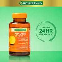 Thumbnail for Nature's Bounty Immune 24 Hour +, The only Vitamin C with 24 Hour Immune Support from Ester C, Rapid Release Softgels, 50 Count