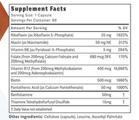 Thumbnail for Objective Nutrients Thiactive B Complex, Uniquely Formulated, Contains TTFD & Benfotiamine, No Toxic Fillers, Supports Energy Metabolism, Third Party Tested, Made in USA, 60 capsules