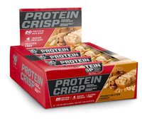 Thumbnail for BSN Protein Crisp Bar, Peanut Butter Crunch, 20 Gram Protein Snack Bars with Whey and Fiber, Gluten-Free Crunchy Energy Bars for Workout, Fitness, On-the-Go, 12 Count