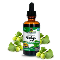 Thumbnail for Nature's Answer Alcohol-Free Ginkgo Leaf 2000mg 2oz Extract | Stimulates Memory, Mood & Concentration | Gluten-Free, Kosher Certified & No Preservatives | Single Count