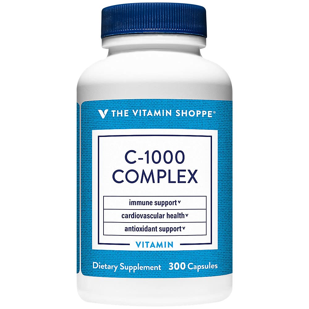 The Vitamin Shoppe C-1000 Complex 1,000MG, Antioxidant That Supports (300 Capsules)