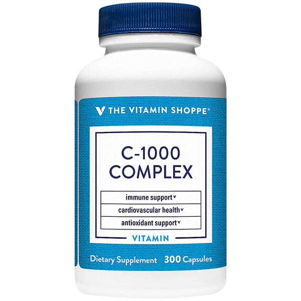 The Vitamin Shoppe C-1000 Complex 1,000MG, Antioxidant That Supports (300 Capsules)