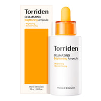 Thumbnail for Torriden CELLMAZING Vita C Ampoule 30ml (1.01 fl.oz.) | Refining Sagging Pores and Skin Texture | 5D Vitamin C, Seaweed Complex, Panthenol | Korean Facial Serum