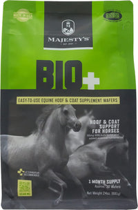 Thumbnail for Majesty's Biotin Wafers - Superior Horse / Equine Hoof and Coat Support Supplement - Copper, Zinc, Lysine, Methionine - 30 Count (1 Month Supply)