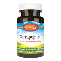 Thumbnail for Carlson - Serrapeptase, 120000 SPUs - Delayed Release, Immune Support, Joint Function & Optimal Wellness, 90 Vegetarian Capsules