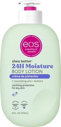 Thumbnail for eos Shea Better Body Lotion- Crème de Pistachio, 24-Hour Moisture Skin Care, Lightweight & Non-Greasy, Made with Natural Shea, Vegan, 16 fl oz