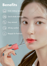 Thumbnail for rom&nd DEWY·FUL Water Tint 06 Thulian - K-Beauty Cool Cream Pink Lip Stain for Hydrating Dewy Gloss & Non-Sticky, Long-Lasting Comfort