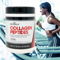 Thumbnail for Beverly International Collagen Peptides Protein Powder. Youthful Appearance- Skin, Hair, Nails, Bones and Joint Health. Easy to Use, Highly Absorbable. 18 Grams of Protein, Unflavored 20 oz.