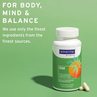Thumbnail for Emerita by Life-flo DIM Supplement, Balancing Support for Women with 100mg DIM Plus Calcium D-Glucarate and Broccoli Seed Extract, 60-Day Guarantee, Not Tested on Animals, 30 Servings, 60 VegCaps