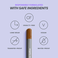 Thumbnail for Wonderskin Eyeliner Pencil, 1440 Longwear Brown Eyeliner Pencil - Waterproof, Sharpenable & Smudge Proof (Brown Sugar)