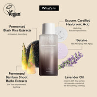 Thumbnail for haruharu Wonder Black Rice Hyaluronic Toner, Deep Hydration, Glass Skin, Hyaluronic Acid, Lavender Oil, Skin Plumpling, Korean Skincare, Vegan, Cruelty-Free, 10.1 fl.oz