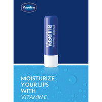 Thumbnail for Vaseline Lip Therapy Care Original, Fast-Acting Nourishment, Ideal for Chapped, Dry, Cracked, or Damaged Lips, Lip Balm, 0.16 Ounce (Pack of 4)