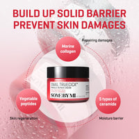 Thumbnail for SOME BY MI Snail Truecica Miracle Repair Cream - 2.02Oz, 60ml - Made from Snail Mucin for Sensitive Skin - Daily Repair Face Moisturizer for Acne Marks and Strengthen Skin Barrier - Korean Skin Care