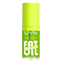 Thumbnail for NYX PROFESSIONAL MAKEUP Fat Oil Chillz, Moisturizing, Shiny and Vegan Tinted Lip Gloss - Kiwi Freeze (Sheer Green)