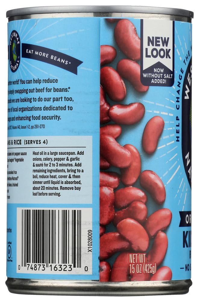 Westbrae Organic Kidney Beans-15 Oz-3 Pack