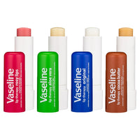 Thumbnail for Vaseline Lip Therapy Variety 4-Pack, Moisturizing Lip Balm with Vitamin E, 0.16 Oz Ea