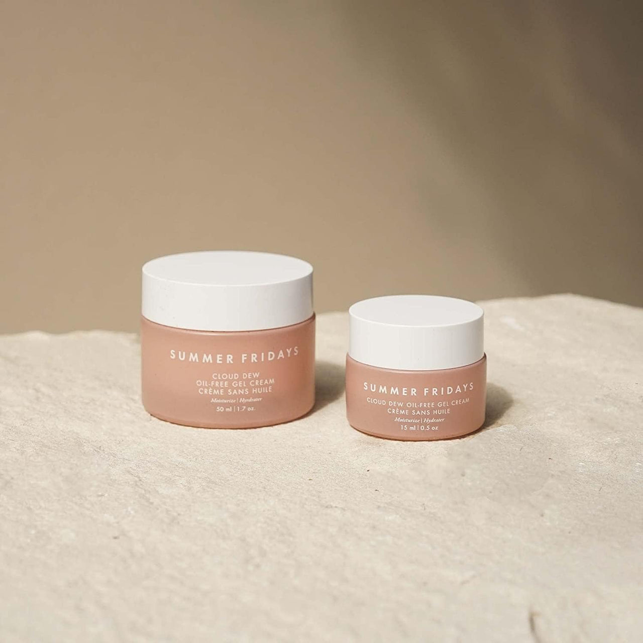 Summer Fridays Cloud Dew Gel Cream Moisturizer Mini - Lightweight Face Moisturizer with Hyaluronic Acid + Ceramides for Skin Plumping Hydration and Glowing Skin (0.5 Fl Oz)