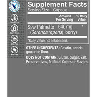 Thumbnail for The Vitamin Shoppe Saw Palmetto Berries 540MG (100 Capsules) (100 Capsules)