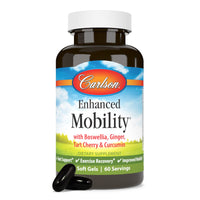 Thumbnail for Carlson - Enhanced Mobility, Botanical Joint Support, Boswellia, Tart Cherry, Curcumin, Ginger, 120 Softgels