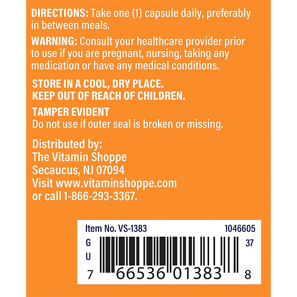 The Vitamin Shoppe L-Tyrosine 500 (100 Capsules) (100 Capsules)