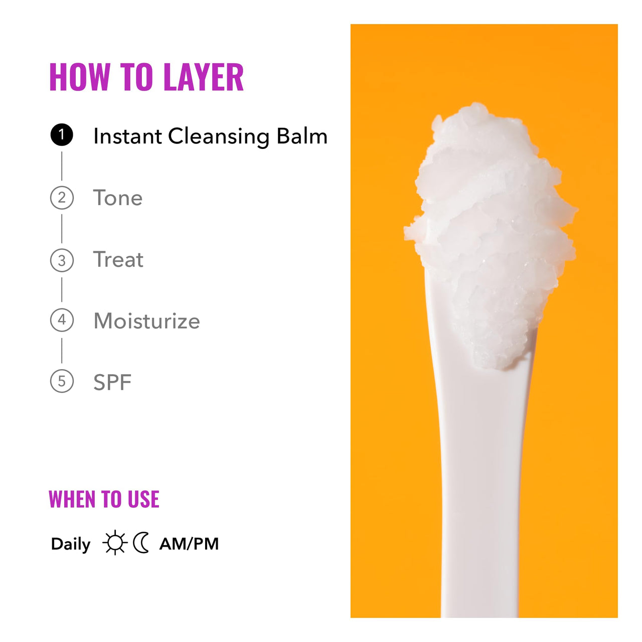 Good Molecules Instant Cleansing Balm – Makeup Remover Balm with Sea Buckthorn and Shea Butter - Residue-Free, Fragrance-Free, Vegan Face Cleanser, 2.5 oz.