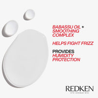 Thumbnail for Redken Frizz Dismiss Instant Deflate Oil-In-Serum For Frizzy Hair - Enhances Smoothness and Shine With Babassu Oil, Sulfate-Free