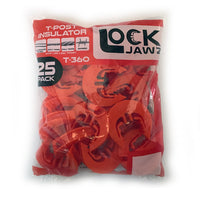 Thumbnail for LockJawz T-Post Fence Insulator Orange