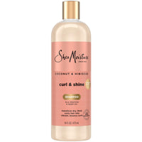 Thumbnail for SheaMoisture Coconut & Hibiscus Curl & Shine Shampoo for Bouncy Curls, Frizz Control, 16 Oz