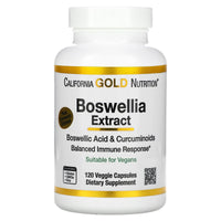 Thumbnail for California Gold Nutrition Boswellia Extract, Plus Turmeric Extract, 250 mg, 120 Veggie Capsules