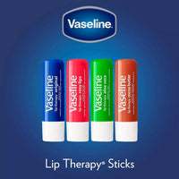 Thumbnail for Vaseline Lip Therapy Variety 4-Pack – Rosy Lips + Cocoa Butter Moisturizing Lip Balm with Vitamin E, 0.16 Oz Ea