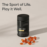 Thumbnail for Sports Research Vitamin D3 with K2 Softgels - Plant Based K2 & Vegan D3 5000iu with Coconut MCT Oil - Vegan Certified, Soy & Gluten Free - 120 Count
