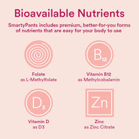 Thumbnail for SmartyPants Teen Girl Multivitamin Gummies: Omega 3 Fish Oil (EPA/DHA), Vitamin C, D3, B12, Vitamin A, K & Zinc, Gluten Free, Includes Biotin to Support Hair, Skin & Nails, 120 Count (30 Day Supply)