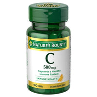 Thumbnail for Nature's Bounty Vitamin C 500 mg Tablets 100 ea (Pack of 3)