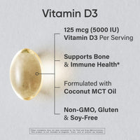 Thumbnail for Sports Research® Multivitamin Pack - High Potency Vitamin D3 5000 IU (360 Liquid Softgels), Magnesium Glycinate 160mg (90 Capsules), and Alaskan Omega-3 Fish Oil 1250mg (90 Softgels)