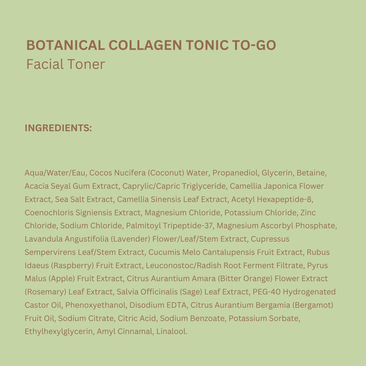 Pixi Botanical Collagen Tonic to-Go,Volumizing & Hydrating Toning Pads, Enhanced with Peptides & Botanicals to Firm & Revitalize, Alcohol-Free Daily Moisturizing Toner On The Go, 60 Pads