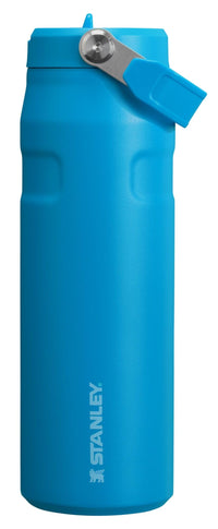 Thumbnail for Stanley IceFlow Flip Straw 2.0 Water Bottle 24 OZ | Built-In Straw with Larger Opening | Lightweight & Leak-Resistant | Insulated Stainless Steel | BPA-Free | Azure
