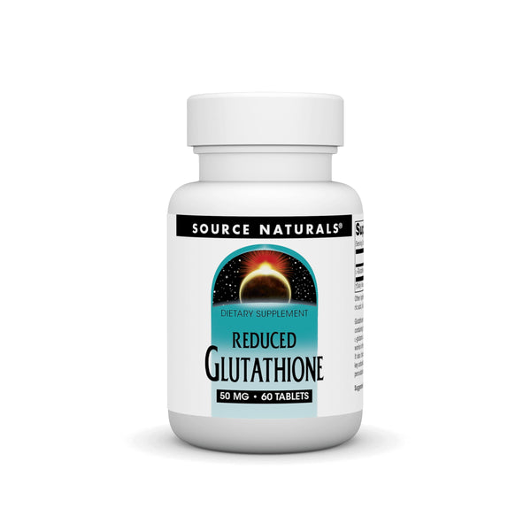 Source Naturals Reduced Glutathione, Supplement for Liver Support* - 50mg - 60 Tablets