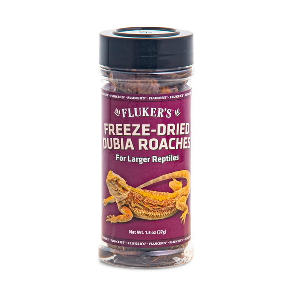 Fluker's Freeze Dried Dubia Roaches, Ideal for Lizards, Reptiles, Birds, Fish, Hedgehogs, 1.7 oz