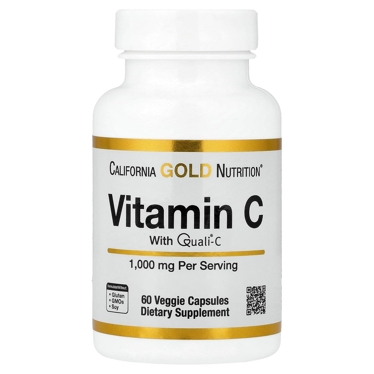 Lake Avenue Vitamin C, Quali-C, 1,000 mg, 60 Veggie Capsules