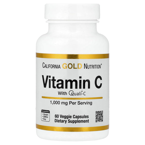 Lake Avenue Vitamin C, Quali-C, 1,000 mg, 60 Veggie Capsules