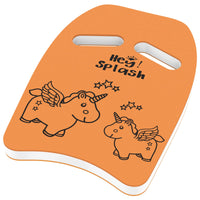 Thumbnail for HeySplash Swim Kickboard for Kids, Swimming Training Kickboard, Cute Pattern Swim Training Aid for Children, Pool Exercise Equipments for Beginning Swimmers Safety Swim Board Auxiliary, Orange